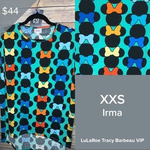 NWT LuLaRoe Disney XXS Irma top